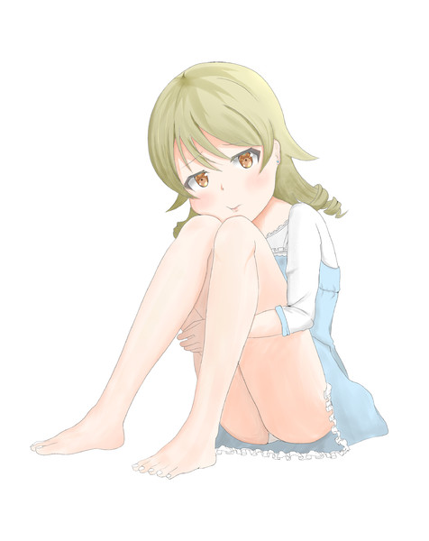 体育座り森久保 へどら さんのイラスト ニコニコ静画 イラスト