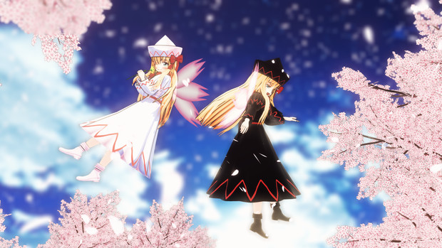 春風に 東方ニコ楽祭 花見 くま さんのイラスト ニコニコ静画 イラスト