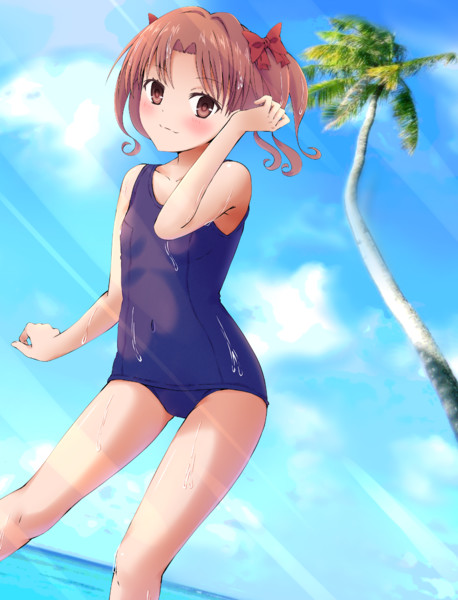 白井黒子 スク水 江宇 さんのイラスト ニコニコ静画 イラスト