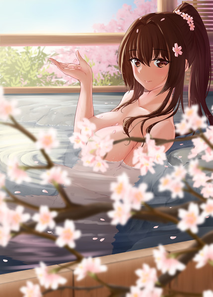 大和さんはやっぱり桜が似合う 海野 悠 さんのイラスト ニコニコ静画 イラスト