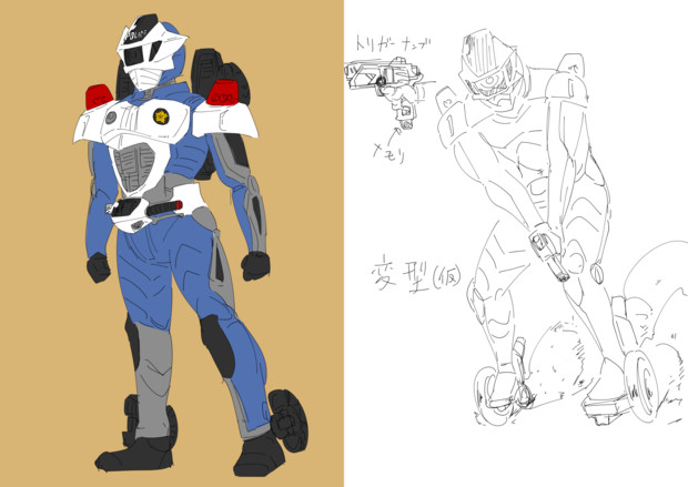 量産型 仮面ライダーアクセル 仮名 きのこ取り名人シナモン砂漠 さんのイラスト ニコニコ静画 イラスト