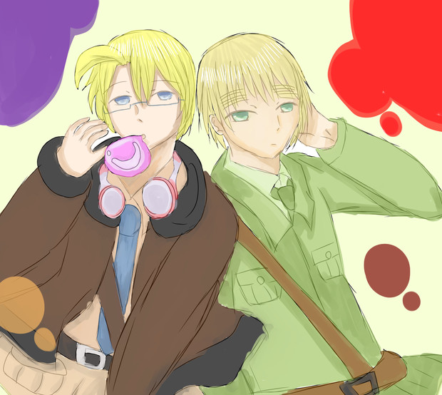 Aph 味覚音痴 厚塗り風 咲乃華羽 さんのイラスト ニコニコ静画 イラスト