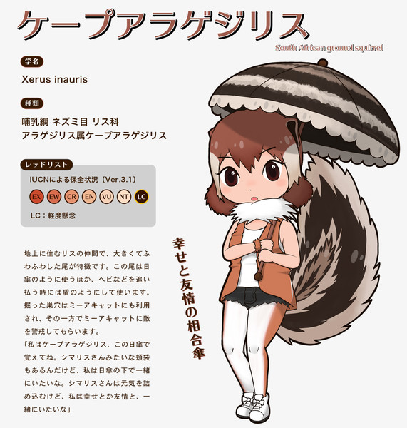 地味すごオリフレs ケープアラゲジリス ほお袋 ニコニコ静画 イラスト
