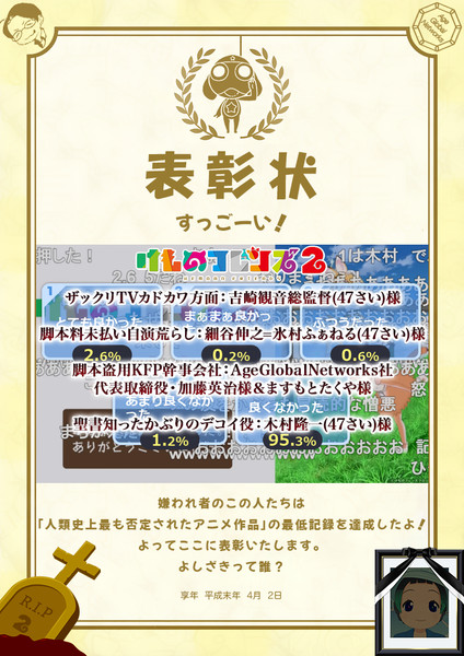 人類史上最も否定されたアニメの最低記録達成おめでとう けものフレンズ2 僕は吉崎先生の味方です さんのイラスト ニコニコ静画 イラスト