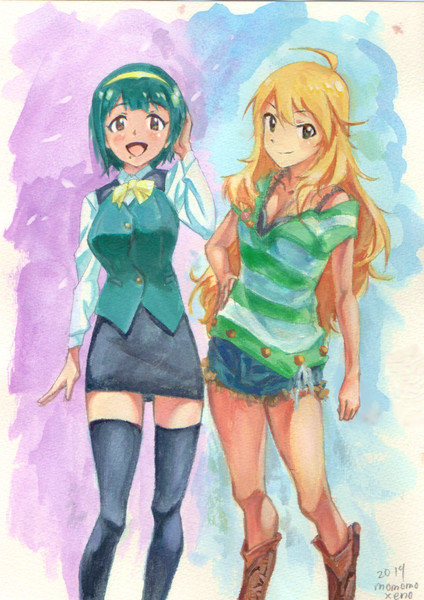 アイドルマスター 音無小鳥 星井美希 Momomoxeno さんのイラスト ニコニコ静画 イラスト