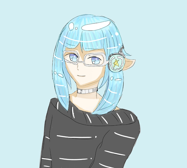 スプラトゥーン オリキャラ いか 咲乃華羽 さんのイラスト ニコニコ静画 イラスト