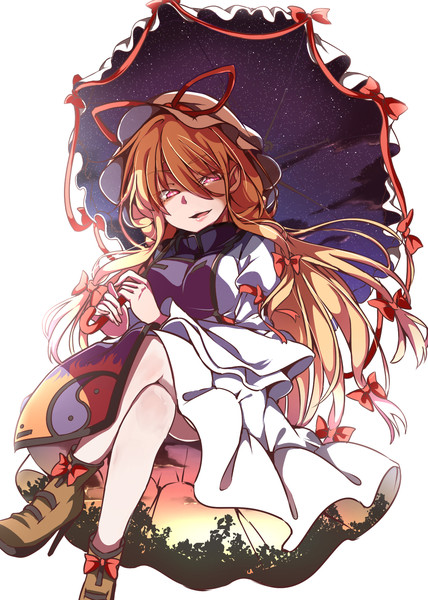 夜が降りてくる Evening Star ごくう 御供 さんのイラスト