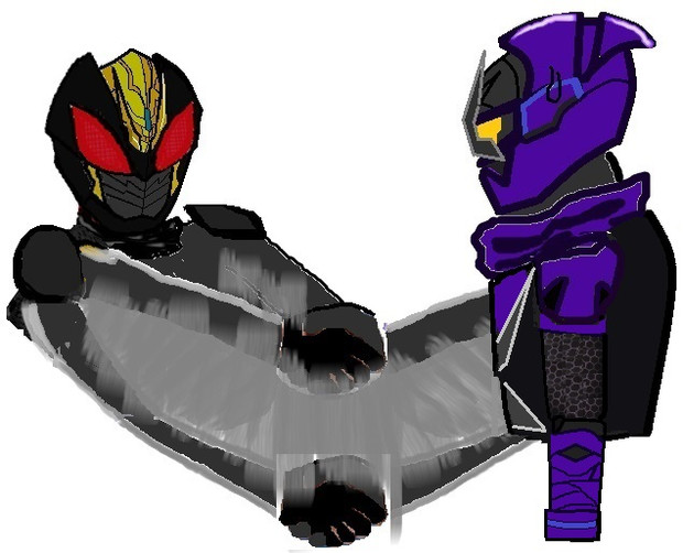 仮面ライダーシノビを隠牙が労ってみたが モタボチ さんのイラスト ニコニコ静画 イラスト