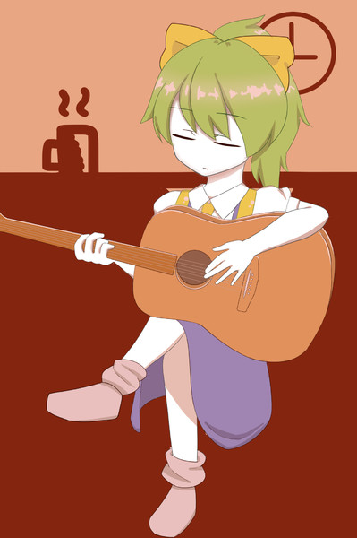 ギターを弾くdiyusi 絵描きの成れ果て さんのイラスト ニコニコ静画 イラスト