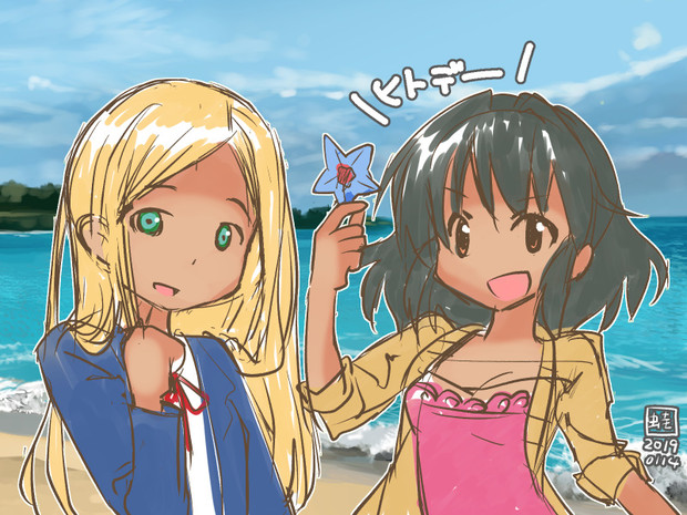 ライラさんとナターリアとヒトデ ぶちっ怒団 あおがえる さんのイラスト ニコニコ静画 イラスト