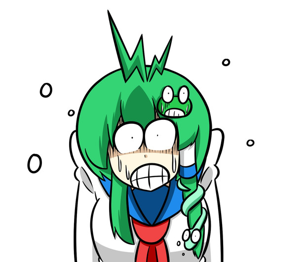 青ざめる早苗さん ペパー ミント さんのイラスト ニコニコ静画 イラスト