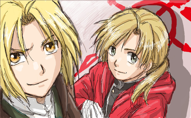 エドとアル 白獣mugen さんのイラスト ニコニコ静画 イラスト