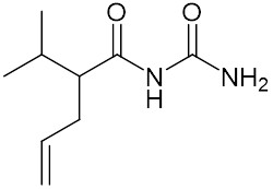 アリルイソプロピルアセチル尿素