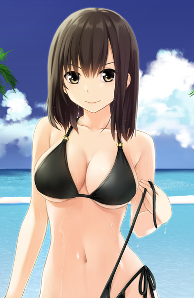 黒ビキニ脱ぐよ 野中 りつ さんのイラスト ニコニコ静画 イラスト