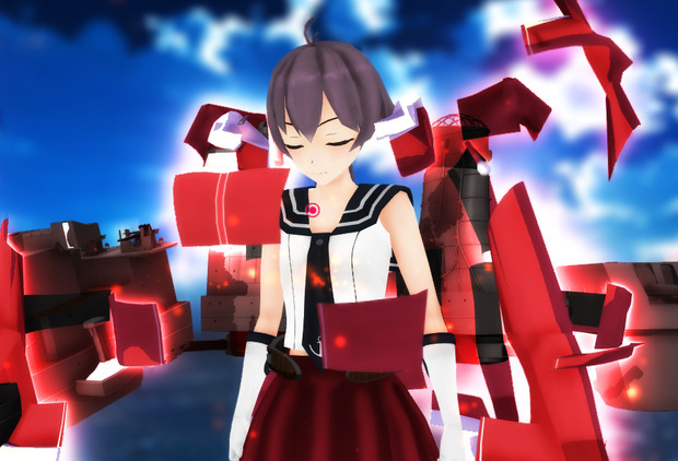 モデル配布 酒匂 キャストオフ Mmd艦これ S部長 さんのイラスト ニコニコ静画 イラスト