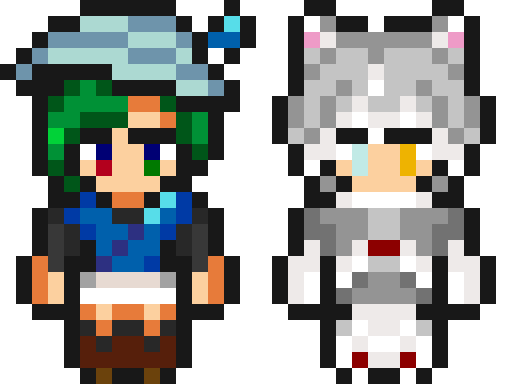 瞬きをする開拓者コンビ ｆｆ風味 レイジ Fh さんのイラスト ニコニコ静画 イラスト
