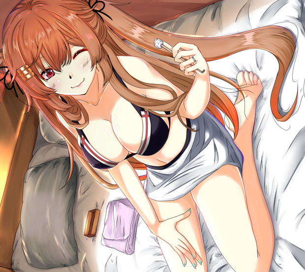 提督専用耳かき艦 村雨 シガツ さんのイラスト ニコニコ静画 イラスト