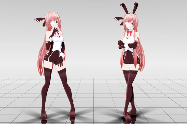 Mmd改変モデル Ula式巡音ルカ テンプテーション モデル配布あり せんと 鈍棒p さんのイラスト ニコニコ静画 イラスト