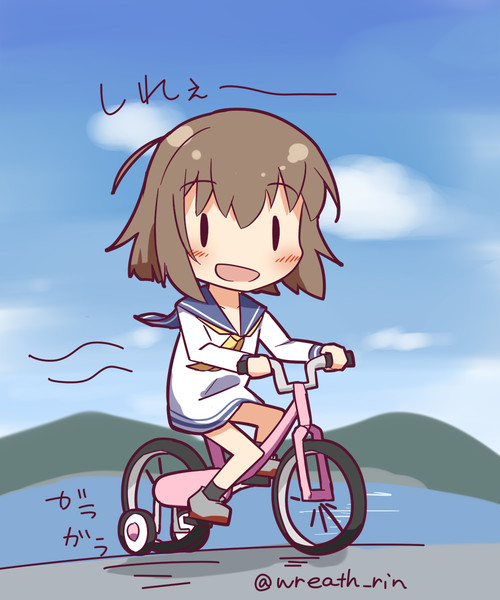 自転車でお出かけ