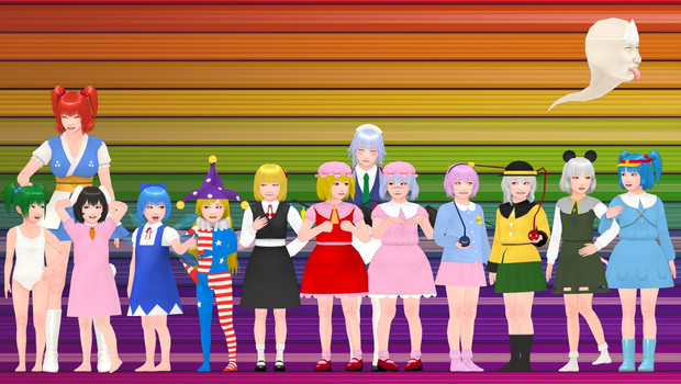 そばかす式 東方キャラ 背比べ その１ そばかす式 やんも２２４ さんのイラスト ニコニコ静画 イラスト