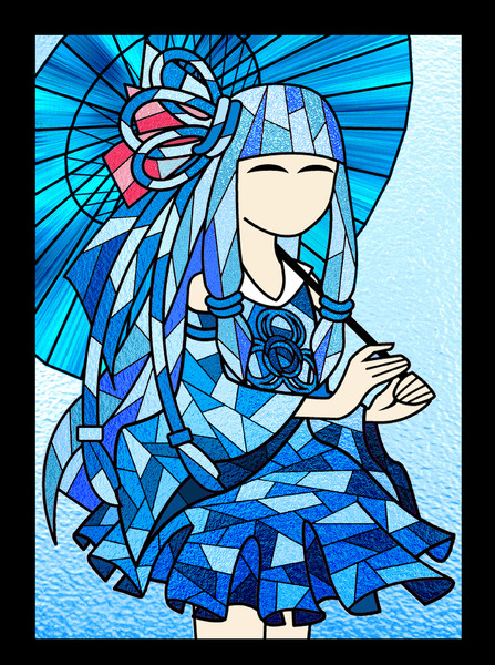 ステンドグラス風 琴葉葵 ふぃにきー さんのイラスト ニコニコ静画 イラスト