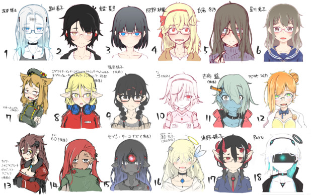最速 オリキャラ 髪型