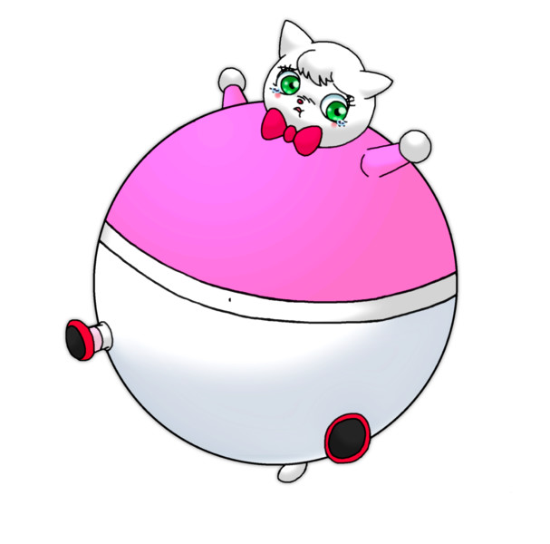風船化ミーコちゃん 氷龍波 さんのイラスト ニコニコ静画 イラスト