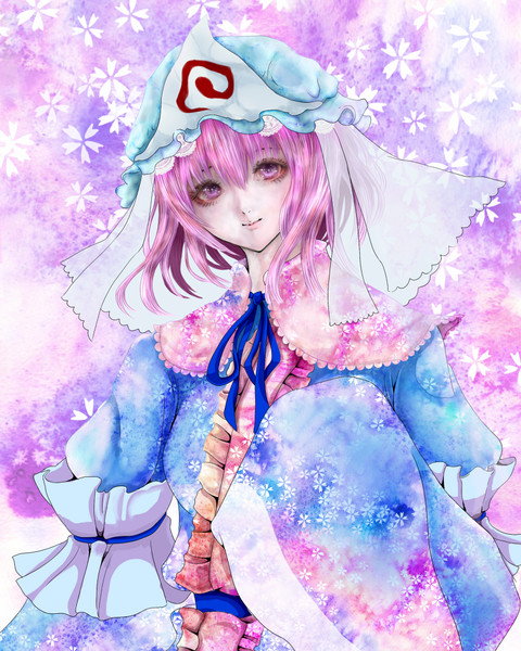 西行寺幽々子様 よしなか さんのイラスト ニコニコ静画 イラスト