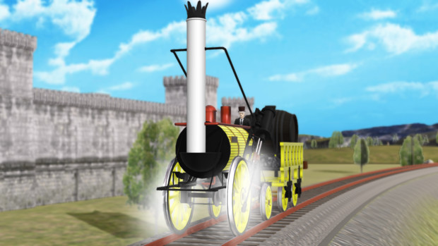 Mmd Omf9 ロケット号 モデル配布あり Sodor P さんのイラスト ニコニコ静画 イラスト