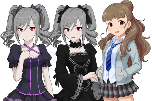 蘭子 制コレ奈緒 デレステ版立ち絵移植 唐物ゴブ さんのイラスト ニコニコ静画 イラスト