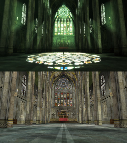 Mmd Omf9 ゴシックカテドラルステージ Nob さんのイラスト ニコニコ静画 イラスト