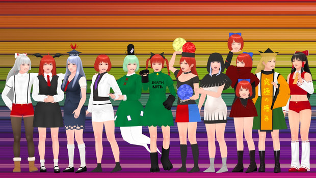 そばかす式 東方キャラ 背比べ その５ そばかす式 やんも２２４ さんのイラスト ニコニコ静画 イラスト