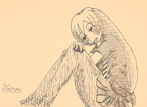 ミニスカ 体育座りへの執念 再挑戦 大狼 さんのイラスト ニコニコ静画 イラスト