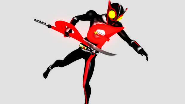 仮面ライダーg改変モデル配布開始 闇の人 さんのイラスト ニコニコ静画 イラスト