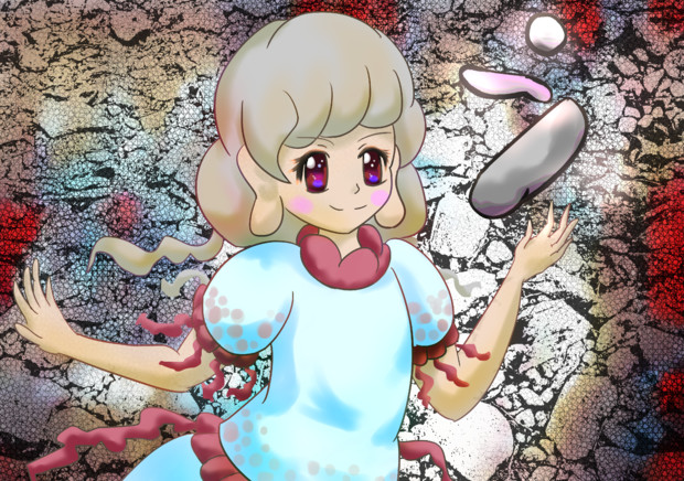 河原のかわいそうなアイドル えびすえいか アリンナ 鬱霊夢 さんのイラスト ニコニコ静画 イラスト