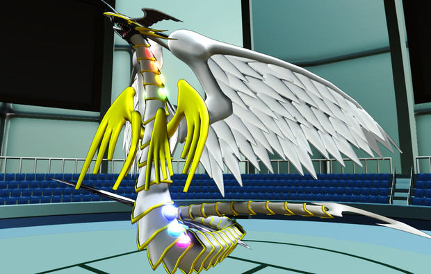 Mmd遊戯王 究極宝玉神レインボー ドラゴン Settingsun さんのイラスト ニコニコ静画 イラスト
