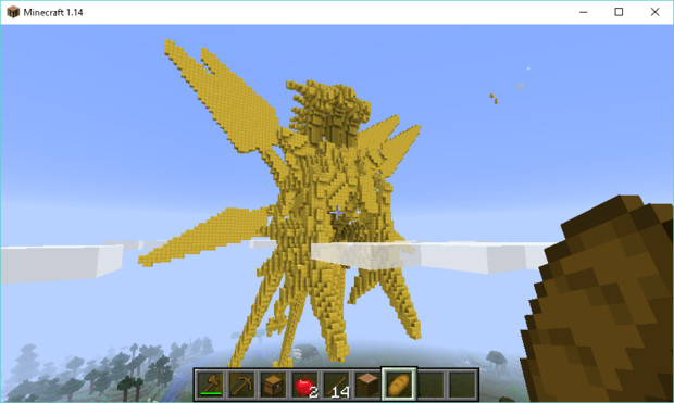 Minecraft ｃｎｏ １０７超銀河眼の時空龍 Settingsun さんのイラスト ニコニコ静画 イラスト