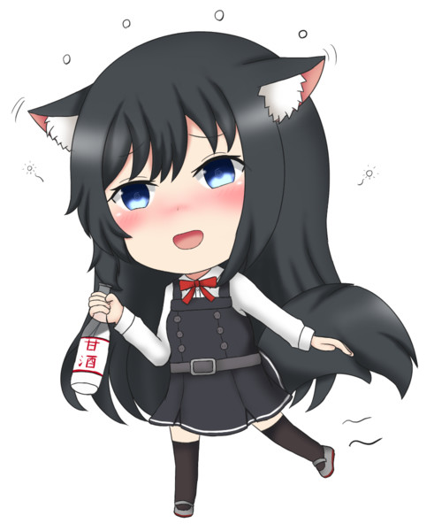 酔っ払い朝潮犬 エトワール さんのイラスト ニコニコ静画 イラスト