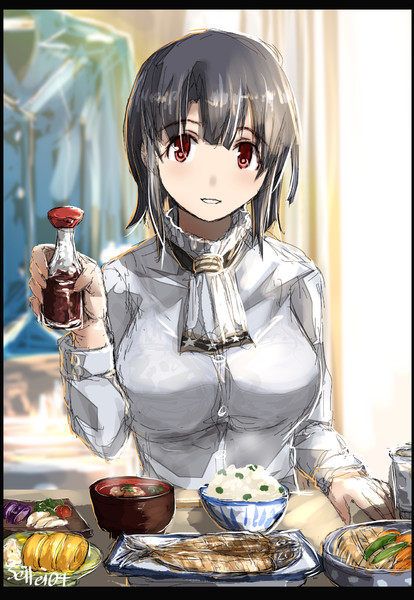 重巡高雄の朝飯 醤油の滴り編 Seitei さんのイラスト ニコニコ静画 イラスト