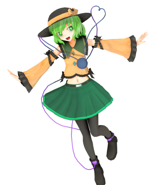 東方mmd アイドルこいし Alxtia さんのイラスト ニコニコ静画 イラスト