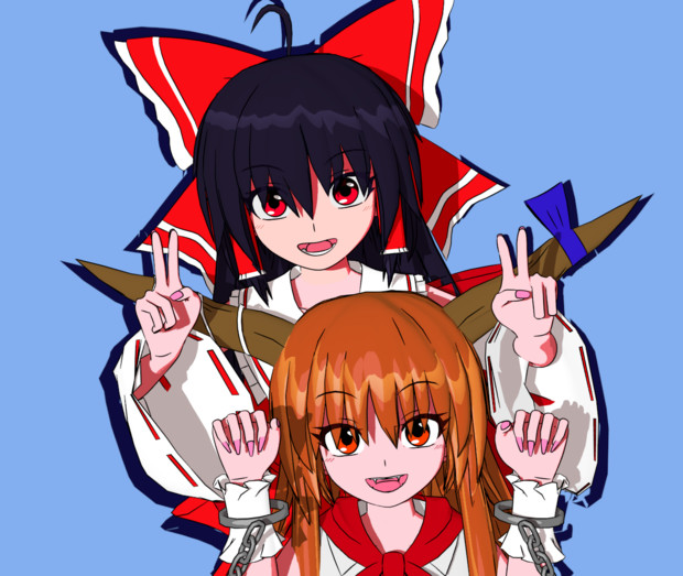 Blender 髪伸びた霊萃香 東方 075 さんのイラスト ニコニコ静画 イラスト