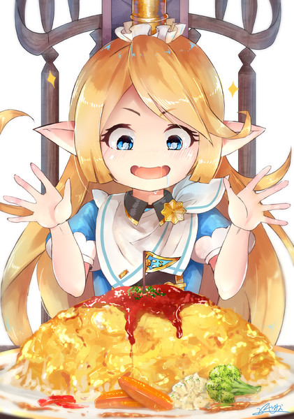 シャルちゃんがとろとろオムライス食べるところ見たい 冷やしみかん さんのイラスト ニコニコ静画 イラスト
