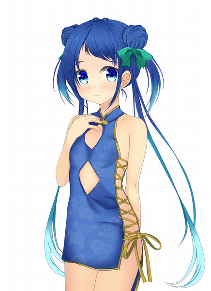 艦これ 例のチャイナ服 五月雨 黒笛祥 さんのイラスト ニコニコ静画 イラスト