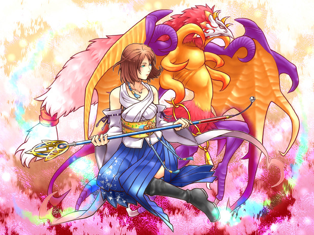 ユウナとヴァルファーレ 緋影 さんのイラスト ニコニコ静画 イラスト