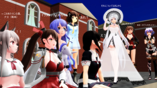 Mmd艦これ まさかの Mmdアズレン Nursery Rhymes さんのイラスト ニコニコ静画 イラスト