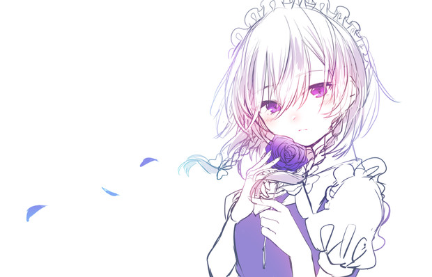 青バラと咲夜 あっちゅん さんのイラスト ニコニコ静画 イラスト