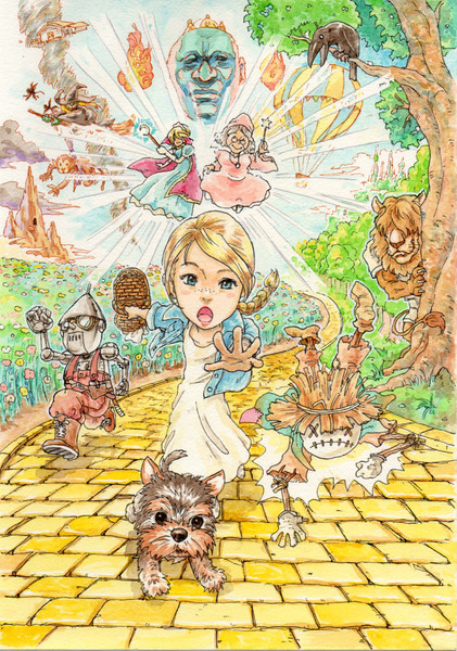 黄色いレンガの道 たけし さんのイラスト ニコニコ静画 イラスト