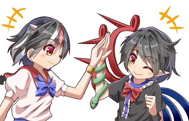 ぬえせいのハイタッチ 杉山一郎 さんのイラスト ニコニコ静画 イラスト