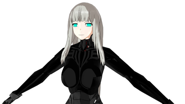 Mmd 試作シボ0 90 モデル配布 Kuri さんのイラスト ニコニコ静画 イラスト