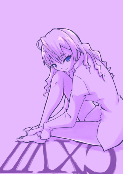 片膝を立てて座る 愛 茶 あいちゃ さんのイラスト ニコニコ静画 イラスト